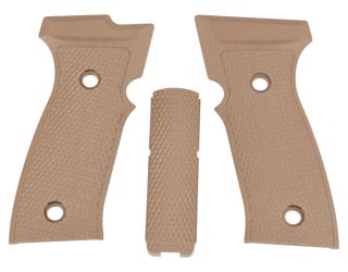 P320 AXG GRIP PANEL SET, G10, COYOTE 