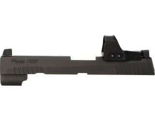 P320 RXP 9MM 4.7" SLIDE ASSEMBLY, ROMEO1PRO WITH SHROUD, BLACK