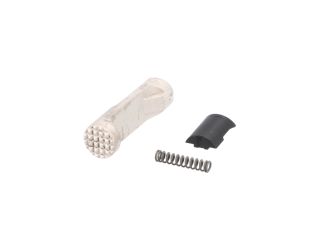 MAGAZINE RELEASE ASSEMBLY, P320 AXG, SPRING, STOP, NICKEL