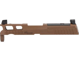 P320 PRO-CUT SUB-COMPACT 9MM 3.6" SLIDE ASSEMBLY, OPTIC READY, COYOTE BROWN