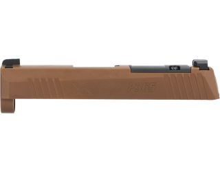 P365X 9MM 3.1" SLIDE ASSEMBLY, OPTIC READY, COYOTE BROWN