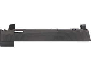 P365X SPECTRE COMP 9MM 3.1" INTEGRATED COMPENSATOR SLIDE ASSEMBLY, OPTIC READY, BLACK