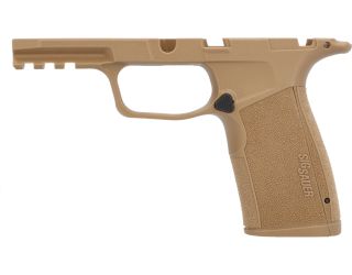 P365-XMACRO 9MM MANUAL SAFETY GRIP MODULE - COYOTE BROWN