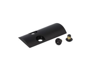 P229 SIGHT PLATE COVER, FLUSH W/ SCREWS, BLK