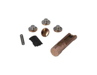 P320-AXG MAG CATCH PARTS KIT, HIGH POLISH RED BRONZE