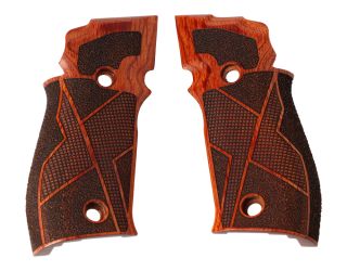 GRIP SET, P226 XFIVE SAO, WOOD, COCOBOLO
