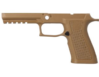 P320 XFULL 9MM/40/.357 LASER ENGRAVED GRIP MODULE - COYOTE, MEDIUM GRIP