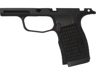 P365X/XL 9MM/380 MANUAL SAFETY LASER ENGRAVED GRIP MODULE - BLACK