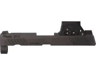 P320-M18 9MM 3.9" SLIDE ASSEMBLY, ROMEO-M17, BLACK