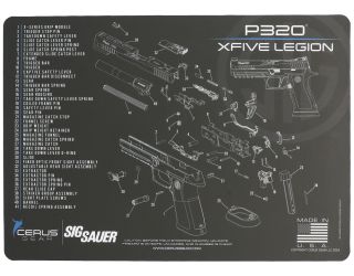 P320-XFIVE LEGION GUN MAT - CERUS GEAR