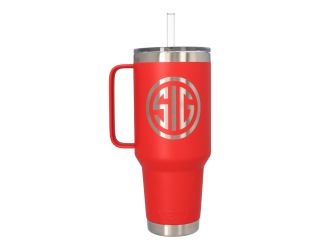 SIG SAUER 42 OZ STRAW MUG YETI RAMBLER - RED