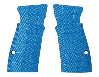 P365-AXG ALUMINUM GRIDLOK GRIP PANELS - BLUE - LOK GRIPS