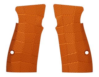 P365-AXG ALUMINUM GRIDLOK GRIP PANELS - ORANGE - LOK GRIPS