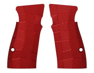 P365-AXG ALUMINUM GRIDLOK GRIP PANELS - RED - LOK GRIPS