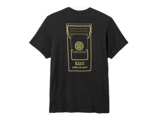 5.11 SIG SAUER AMMO CAN - MEN'S BLACK T-SHIRT