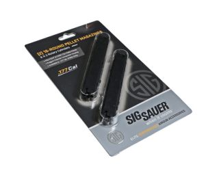 The SIG SAUER P226 airsoft magazine also fits the P250 air pistol. This is a 16-round magazine for .177 caliber ammunition, 2-PACK.