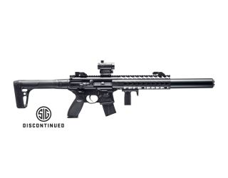 With up to 700 fps Muzzle Velocity, this 177 caliber pellet, CO2 powered SIG MCX Air Rifle delivers 30 rounds of rapid-fire with micro red dot air rifle sights.