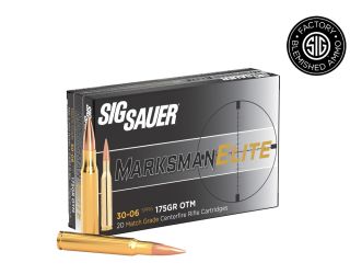 30-06 SPRG, 175GR, Elite Match Grade, OTM - Blemished