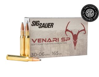 Blemished 30-06 Springfield 165gr Soft Point Hunting Ammo | SIG SAUER