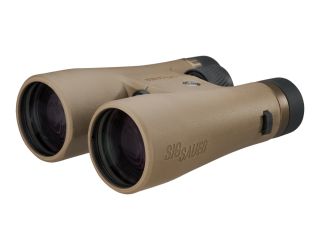 "Sig Sauer CANYON HD BINOCULAR 12X50MM, featuring high-definition optics and a rugged design, ideal for detailed viewing in outdoor and challenging environments."