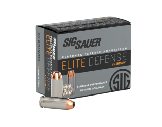 10MM, 180GR, Elite V-Crown, JHP