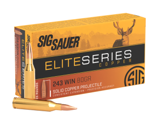 243 WIN, 80GR, ELITE COPPER HUNTING