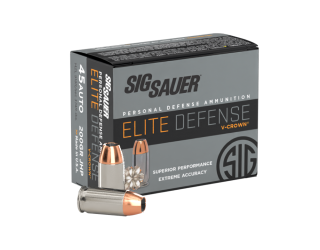 45AUTO, 200GR, Elite V-Crown, JHP