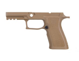 P320 XCARRY 9MM/40/.357 GRIP MODULE - COYOTE BROWN, MEDIUM GRIP (MAGWELL & WEIGHT COMPATIBLE)