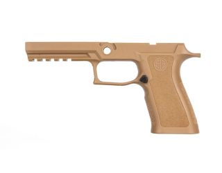 P320 XFULL 9MM/40/.357 GRIP MODULE - COYOTE TAN, LARGE GRIP (MAGWELL & WEIGHT COMPATIBLE)