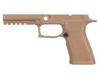 P320 XFULL 9MM/40/.357 GRIP MODULE - COYOTE TAN, SMALL GRIP (MAGWELL & WEIGHT COMPATIBLE)