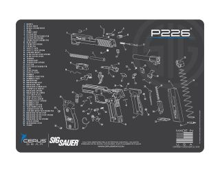 P226 Gun Mat - Cerus Gear
