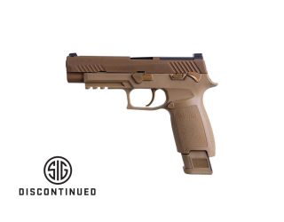 "The M17-COMMEMORATIVE pistol: A tribute to military service, featuring commemorative markings and built to the same high standards as the standard-issue M17."