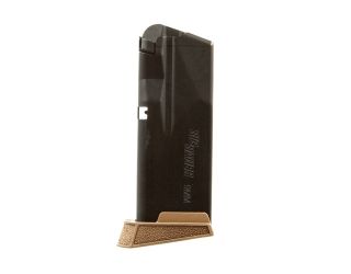 P365 MICRO COMPACT 10RD 9MM COYOTE BROWN MAGAZINE WITH FINGER EXTENSION
