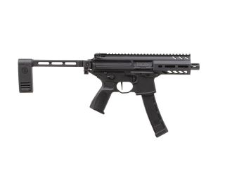 "Explore the SIG MPX K rifle, a compact and versatile firearm engineered for superior performance in close-quarter engagements. With its innovative design and reliable operation, this rifle offers exceptional accuracy and maneuverability, making it an ide
