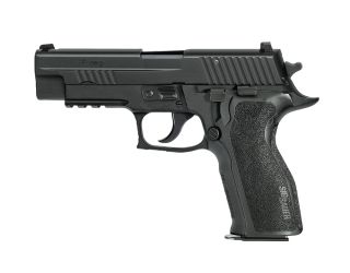 "The P226 ELITE FULL-SIZE pistol: A premium handgun featuring advanced features and superior craftsmanship, designed for unmatched accuracy and performance."