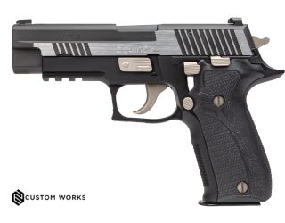 SIG SAUER P226 Equinox Elite with features too numerous to list include "Equinox" engraved slide, contrasting nickel-plated controls; classic style, modern performance.