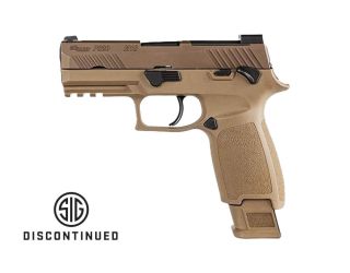 "The P320-M18 pistol: A rugged and reliable firearm designed to meet the stringent requirements of military service."