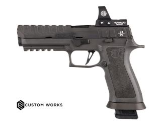 "The P320MAX pistol: Engineered for competition, this firearm offers unparalleled accuracy and performance in the hands of competitive shooters."