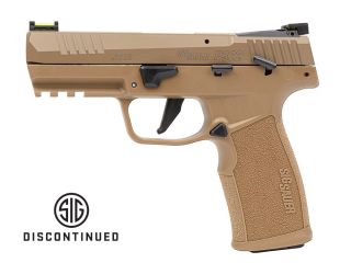 "The P322 COYOTE pistol: A reliable and compact firearm featuring a coyote tan finish, perfect for concealed carry or tactical applications."