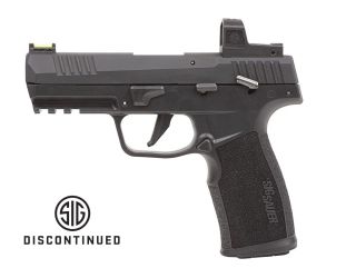 "The P322 ROMEOZERO ELITE pistol: A compact and versatile firearm equipped with an integrated red dot sight for rapid target acquisition and enhanced accuracy."
