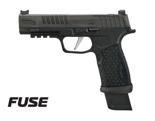 "The P365 FUSE pistol: A compact and versatile firearm equipped with advanced features for enhanced accuracy and ease of carry, perfect for everyday self-defense."