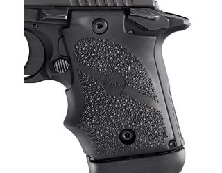 Hogue grips are molded from a durable synthetic rubber that is not spongy or tacky, but gives that soft recoil absorbing feel, without affecting accuracy. Hogue rubber grips hold securely in cold, wet or sweating hands.