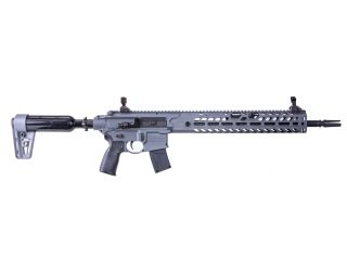 22 caliber, high performance, pre-charged pneumatic SIG SAUER MCX Virtus PCP Air Rifle double the muzzle energy of classic CO2 models & use the SIG Rapid Pellet Magazine.