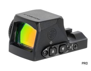 "Experience precision and versatility with the ROMEO-X PRO optic, a premium red dot sight designed for optimal performance in any shooting environment. With advanced features and rugged construction, this optic ensures rapid target acquisition and enhance