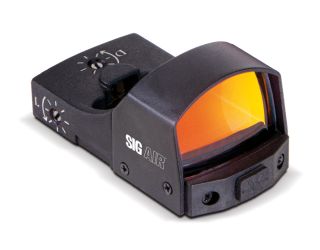 SIG air red dot sight for optics ready SIG AIR P320, M17 & M18 Airgun and airsoft platforms. SIG SAUER air reflex sight comes with mounting plate.