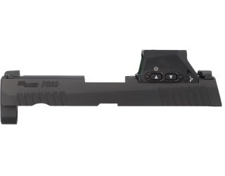 P320 CARRY/COMPACT 9MM 3.9" SLIDE ASSEMBLY, SIG-LOC PRO, BLACK