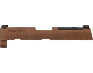 P320 CARRY/COMPACT 9MM 3.9" SLIDE ASSEMBLY, SIG-LOC READY, COYOTE BROWN