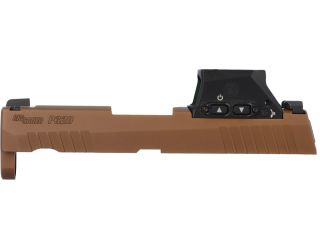 P320 X-COMPACT 9MM 3.6" SLIDE ASSEMBLY, SIG-LOC PRO, COYOTE