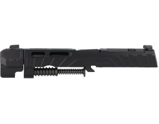 P320 SPECTRE COMP FULL-SIZE 9MM INTEGRATED COMPENSATOR 4.6" COMPLETE SLIDE ASSEMBLY, OPTIC READY, BLACK