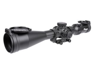 "Experience the TANGO-MSR FFP 5-30X56MM riflescope, designed for precision shooting at extreme distances with unparalleled clarity. With its first focal plane reticle and wide magnification range, this optic offers exceptional versatility and accuracy for